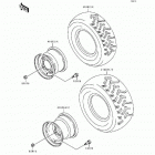 Bayou 400 4X4 (KLF400-B2) Колеса,покрышки