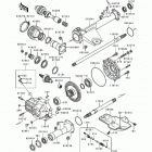 Bayou 400 4X4 (KLF400-B2) Drive shaft(rear)