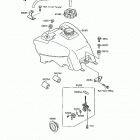 Mojave 250 (KSF250-A8) Топливный бак