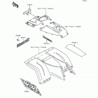 Bayou 400 4X4 (KLF400-B3) Decals(ebony)(klf400-b3)