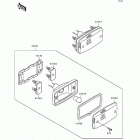 Bayou 400 4X4 (KLF400-B2) Фонарь