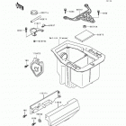 Bayou 400 4X4 (KLF400-B2) Короб для АКБ