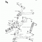 Bayou 400 4X4 (KLF400-B2) Передняя подвеска