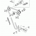 Mojave 250 (KSF250-A8) Распред вал