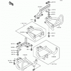 Bayou 400 4X4 (KLF400-B2) Подножки