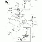 Bayou 400 4X4 (KLF400-B2) Топливный бак