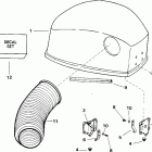 E115MLETS Engine cover - quiet rider