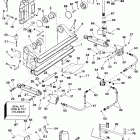 VE150EXETR Transom bracket assy. - quiet rider