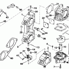 E200CXETD Carburetor & linkage - 225 suffix 