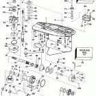 E200CXETD Gearcase - standard rotation - 25 in. & 30 in. models