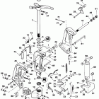 E115MLETS Stern bracket - manual tilt models