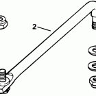 E200CXETD Steering link kit - 185esx,200 / 225stl,200tx,tz,225tl,t...