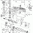 E140CXETF Gearcase - 120tl & 140tl 120tx & 125esx 