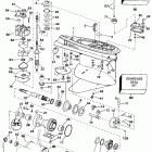 E200CXETD Gearcase - standard rotation - 20 in. models