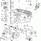 E140CXETF Gearcase - 140tx std rotation 120tx & 125esx 