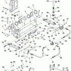 E100STLEND Transom bracket assy. - quiet rider