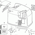E200CXENE Engine cover - johnson - 200 stl, ve200sl