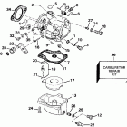 E55RWLENM Carburetor - 55 models-20 & 22.5 in. transom early prod.