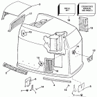 E200CXENE Engine cover - evinrude - 200 stl ve200sl models