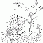 E100STLEIE Stern bracket - manual tilt models