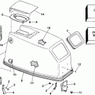 VE50TLEIA Engine cover - evinrude rope start only