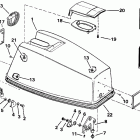 E45WMLEIA Engine cover - johnson electric start models