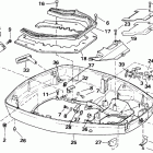 VE150TLEIE Нижний кожух двигателя