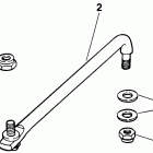 E100STLEIE Steering link kit (w / power trim & tilt)