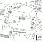 VE200SLEID Engine cover - evinrude - 200tx, 200cx, 225t, 225p, 225c
