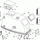 VE50TLEIA Engine cover - johnson rope start only