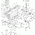 E100STLEIE Transom bracket assy. - quiet rider