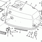 VE120TLEIE Engine cover - evinrude 120-140 models