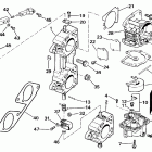 E200CXESM Carburetor and linkage-late production