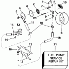 E40EESR Fuel pump and filter late production