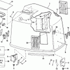 E150CXESB Engine cover - johnson-175stl / ve175sl only