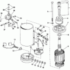 E155WTXESM Electric starter & solenoid american bosch 08142-23-mo30...
