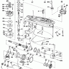 VE140TLESE Gearcase - 140tx standard rotation