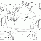 E150TXCEM Engine cover - johnson-150 / 175 only