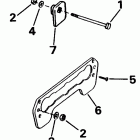 E45RCLE Transom mount kit