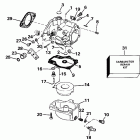 E45RCLE Carburetor - 55 model 15 in. transom models