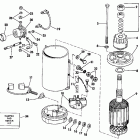 E155WTXZ Electric starter & solenoid american bosch 08142-23-mo30...