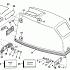 E45RCLE Engine cover - evinrude rope start only