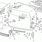 TE200TXCEA Engine cover - evinrude - 200tx, 200cx, 225t, 225p, 225c