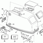 E45RCLE Engine cover - johnson rope start only