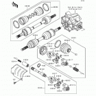 Bayou 400 4X4 (KLF400-B2) Drive shaft(front)(klf400-b1 / b2)