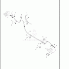 FXST 1BVJ SOFTAIL STANDARD (2023) BRAKE LINES, REAR - NON-ABS