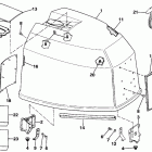 E150CXCCA Engine cover - johnson-150 / 175 only