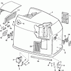 E225PLCCE Engine cover - johnson - 200stl