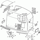 E225PLCCE Engine cover - evinrude - 200stl