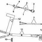 E30ELCCE Start switch & cables - tiller electric models